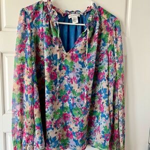 Floral Peasant Blouse 🌸